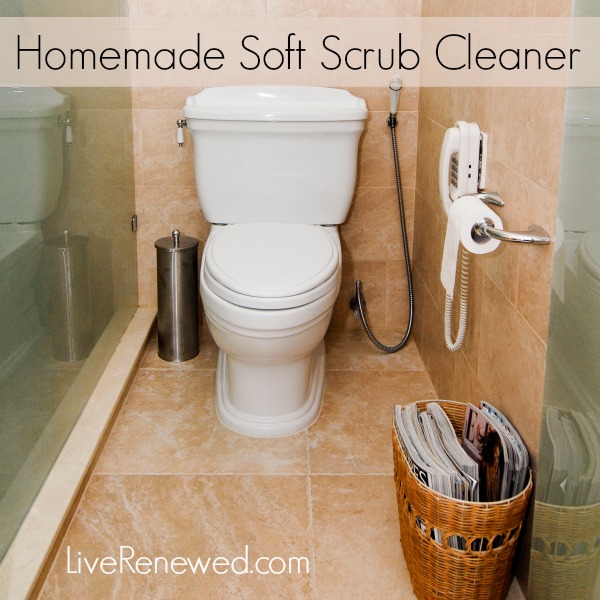 homemade soft scrub cleaner