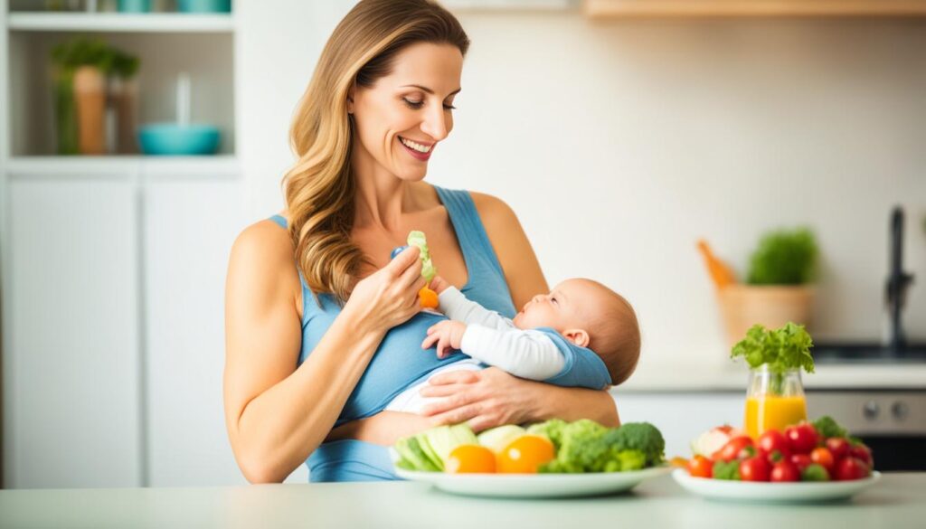 diet for breastfeeding mothers to increase milk