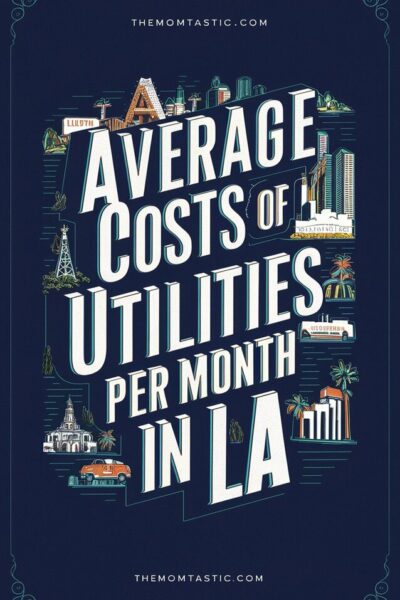 average costs of utilities per month in LA